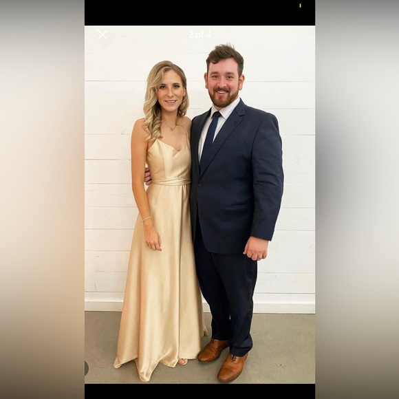 Show Me Your Mumu Faith Maxi Dress Champagne - Picture 2 of 3